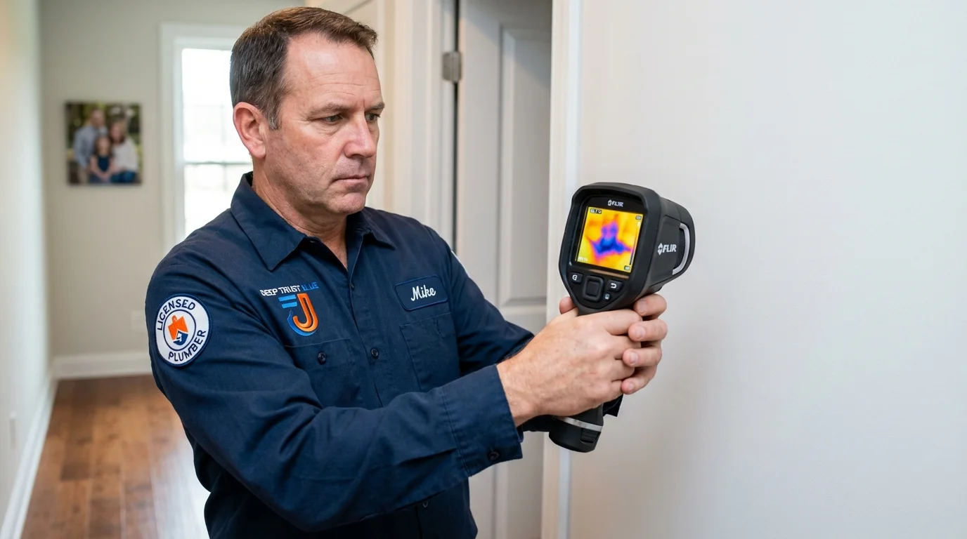 Thermal imaging leak detection by Johns Plumbing LLC in Garnett